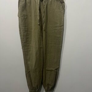 Active USA Olive Women's Jogger Pants